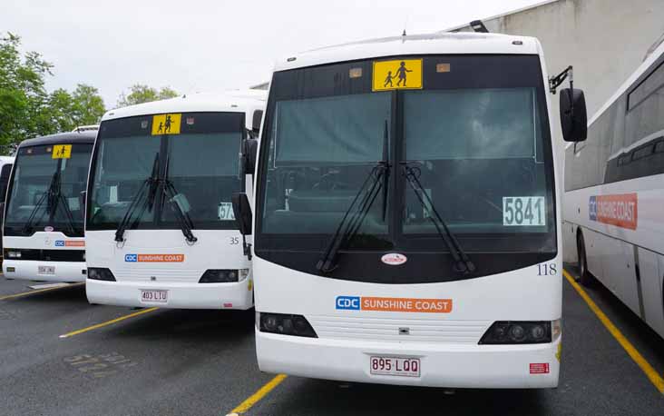 CDC Sunshine Coast Mills-Tui Orbit Mercedes OH1830 35, 5 & Hino RN8J 118